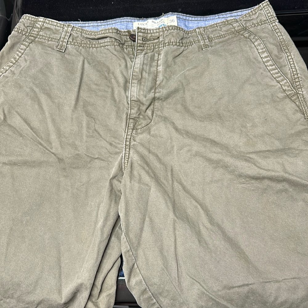 Lucky Brand 36 shorts green
